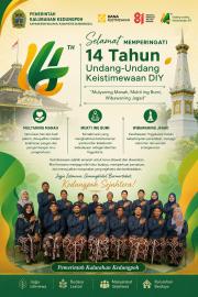 Selamat memperingati 14 Tahun Keistimewaan DIY
